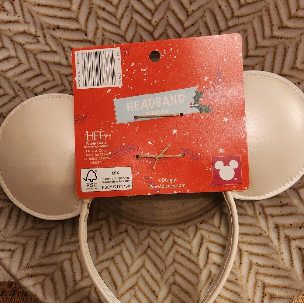 NWT Aldi x Disney 2025 Holiday Collab Snowflake Ears - Picture 3 of 4